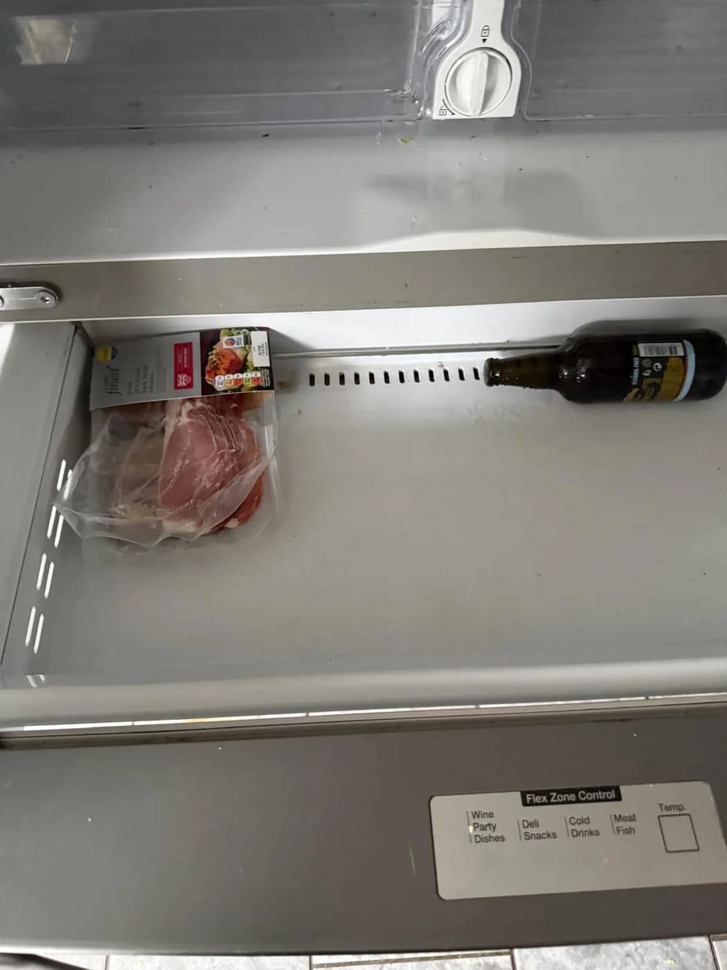A fridge freezer removed for recycling in Bridgend